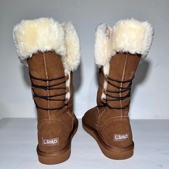 Lamo Celeste Water Resistant Suede Tall Winter Boots - Picture 4 of 6